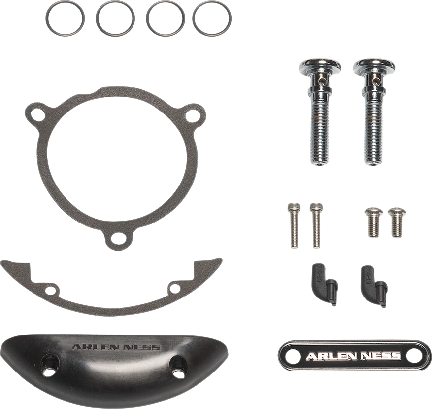 AN-602-005 - Arlen Ness Inverted Air Cleaner Hardware Kit – Black.