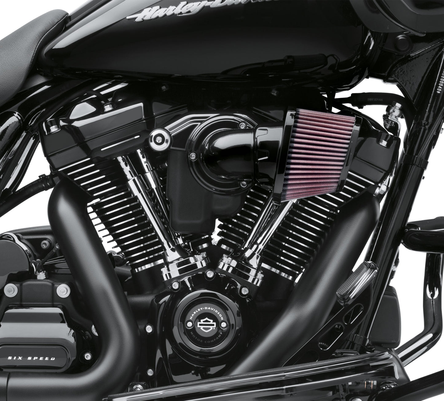25701603 Harley-Davidson® "Milwaukee-Eight Gloss Black Lower Rocker Box Cover"