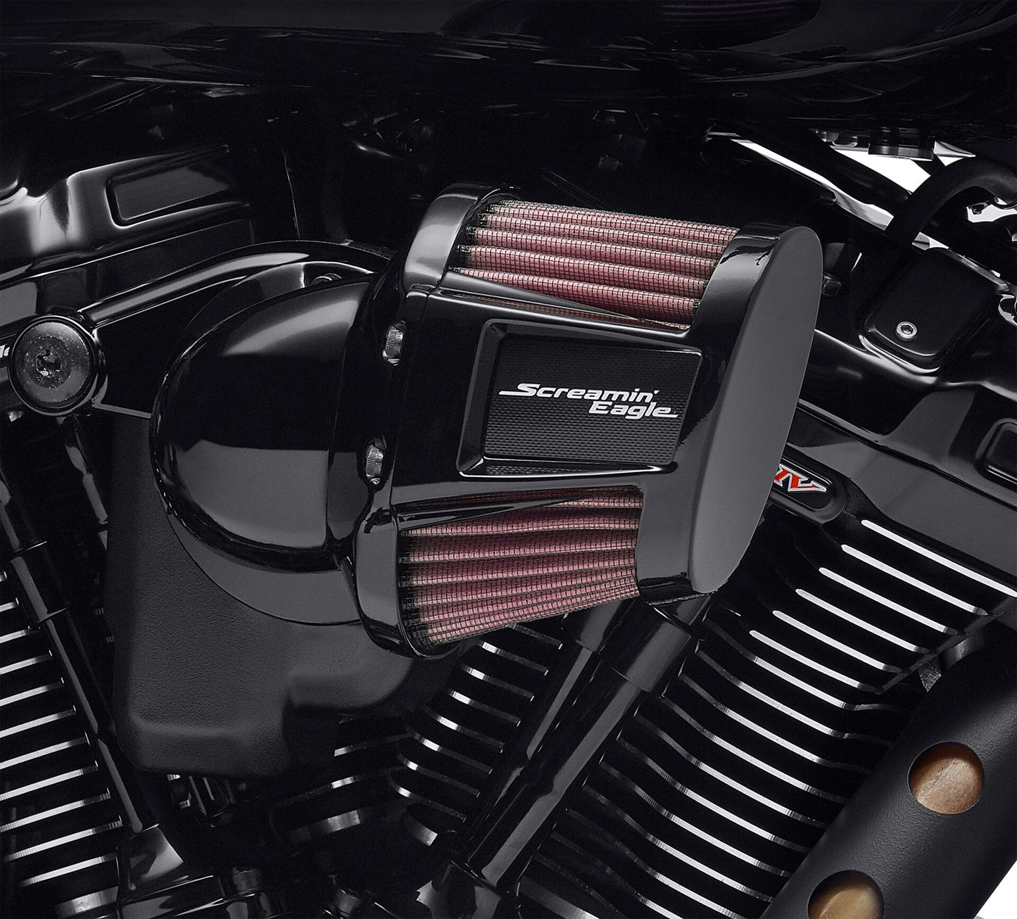 29400407 "Screamin' Eagle Heavy Breather Elite Air Cleaner Kit-BLACK"