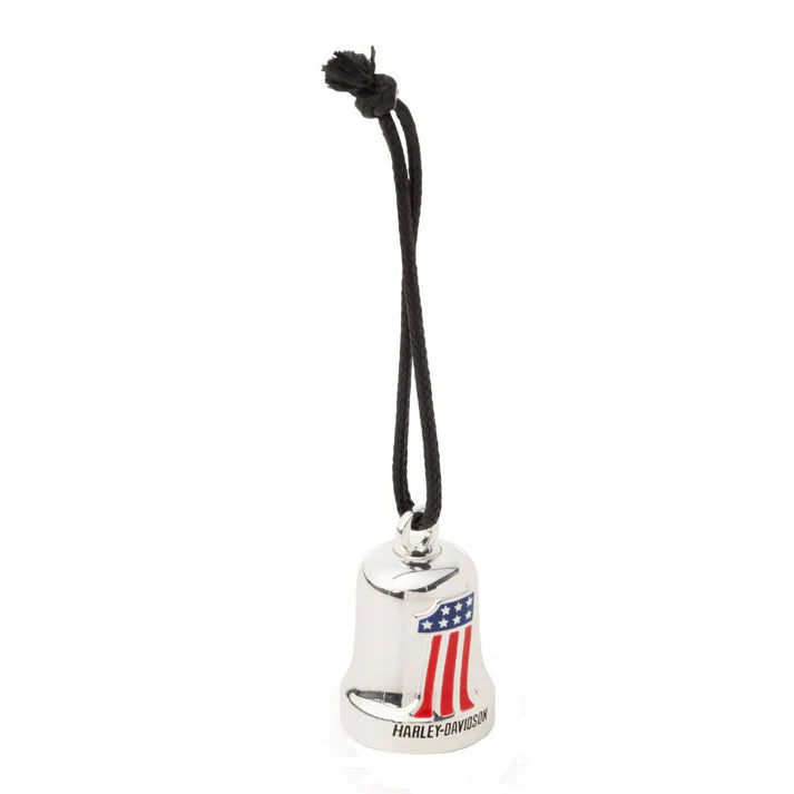 Harley-Davidson® H-D Red White & Blue #1 Racing Logo Ride Bell