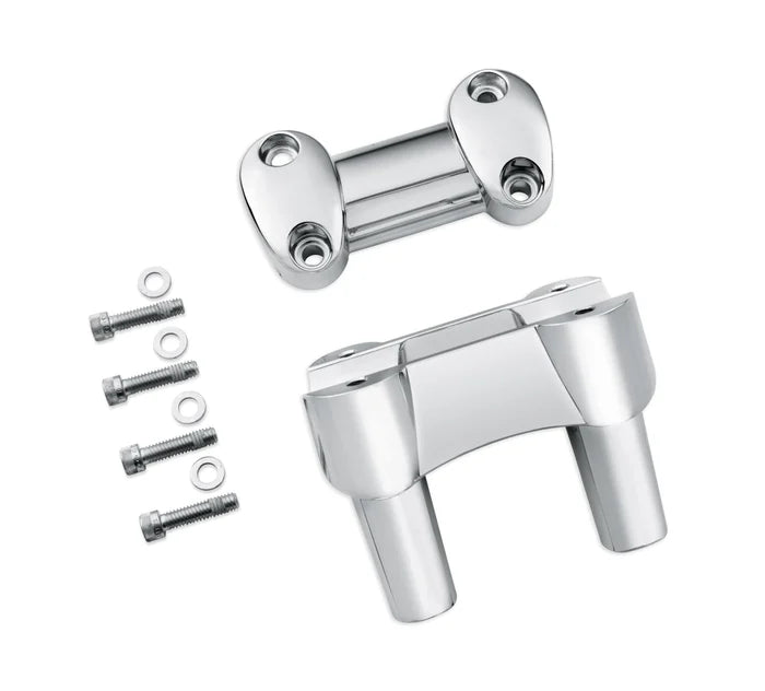 56929-10 "Harley-Davidson® Chrome Fat Riser Kit"