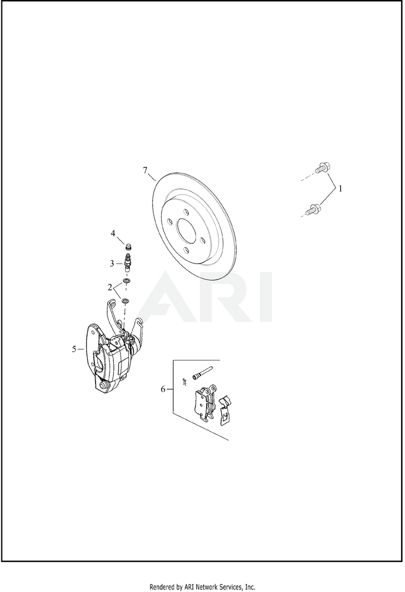 41300214 Harley-Davidson® "Rear Brake Pads- Trike"