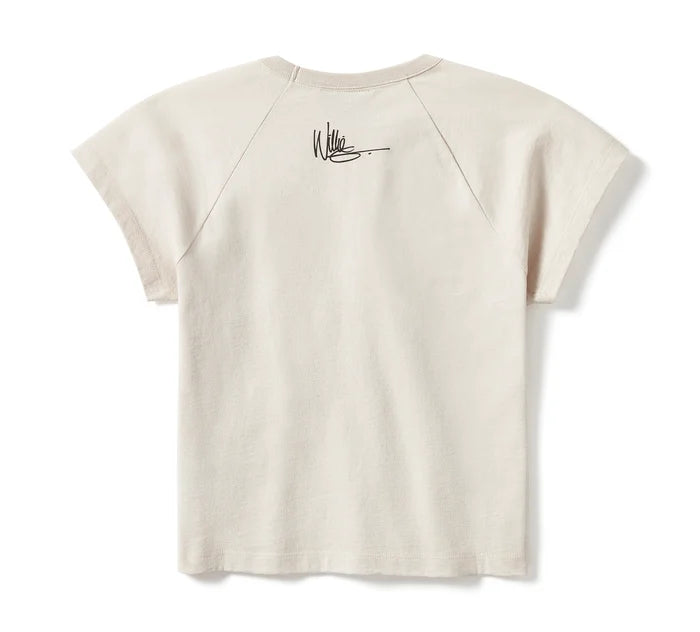 Harley-Davidson® Women's Willie G Silver Wings Baby Doll Tee