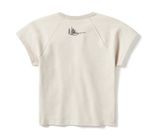 Harley-Davidson® Women's Willie G Silver Wings Baby Doll Tee