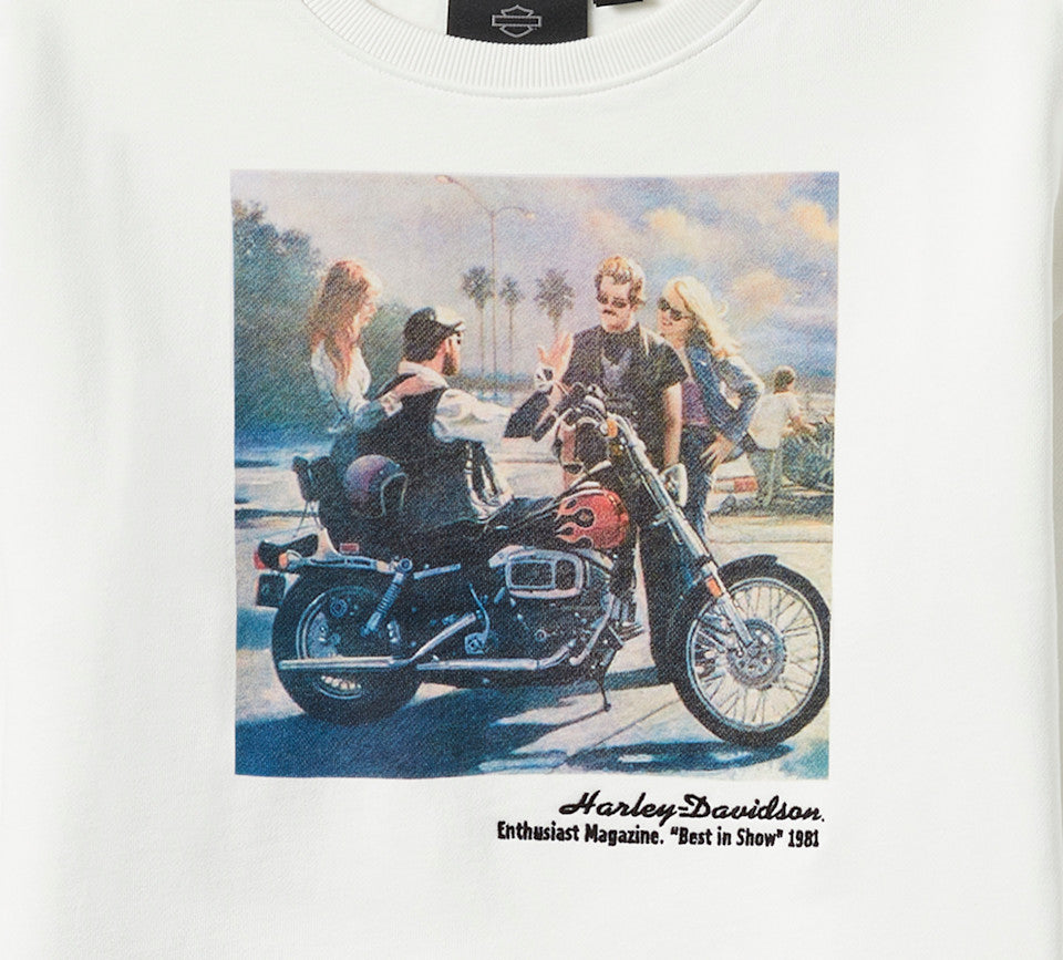 Harley-Davidson Women's Archive Photo Fleece Crew