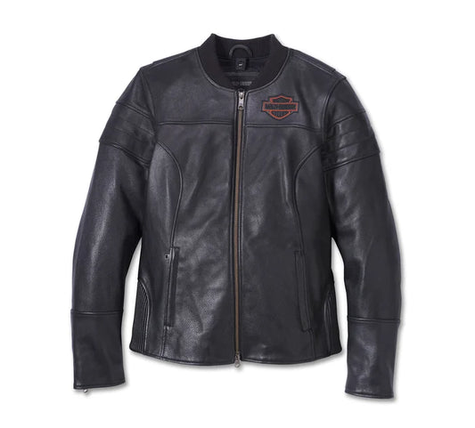 Harley-Davidson® Women's Miss Enthusiast 2.0 Leather 3-in-1 Jacket