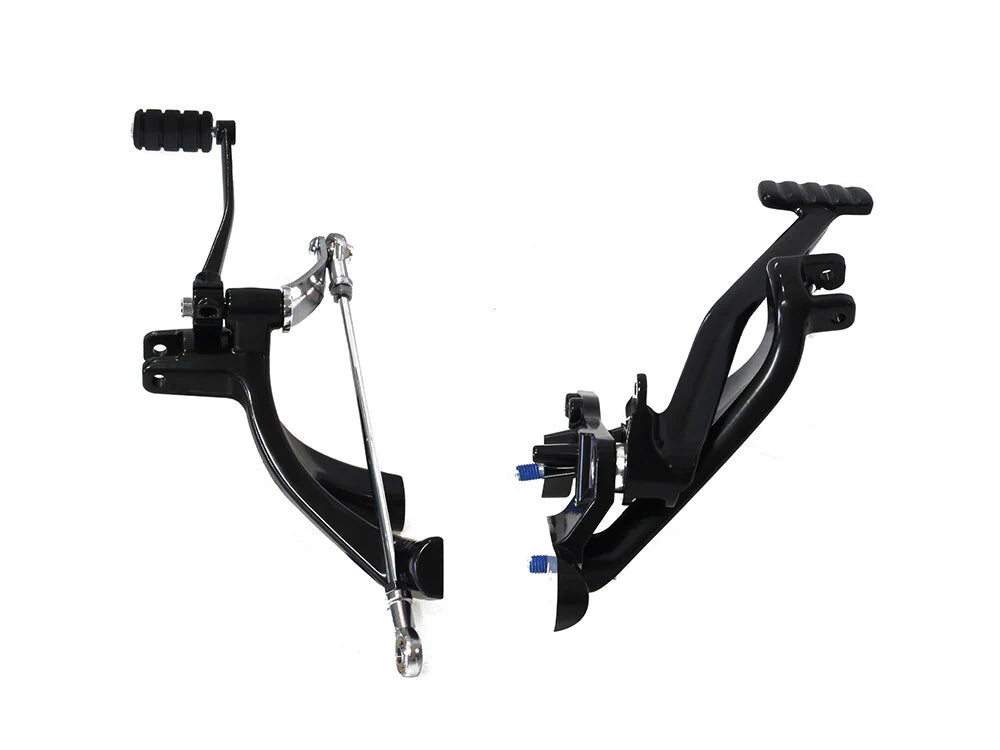 BAI-D35-0224GB - Standard Forward Control Kit Gloss Black for Softail 18-Up Models w/Mid Controls
