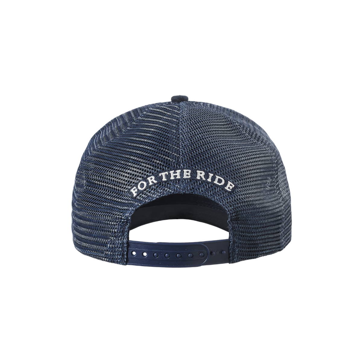 Triumph Coast Trucker Cap in Navy and Bone