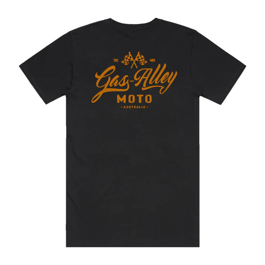 Gas Alley Moto Tee - Core Flag