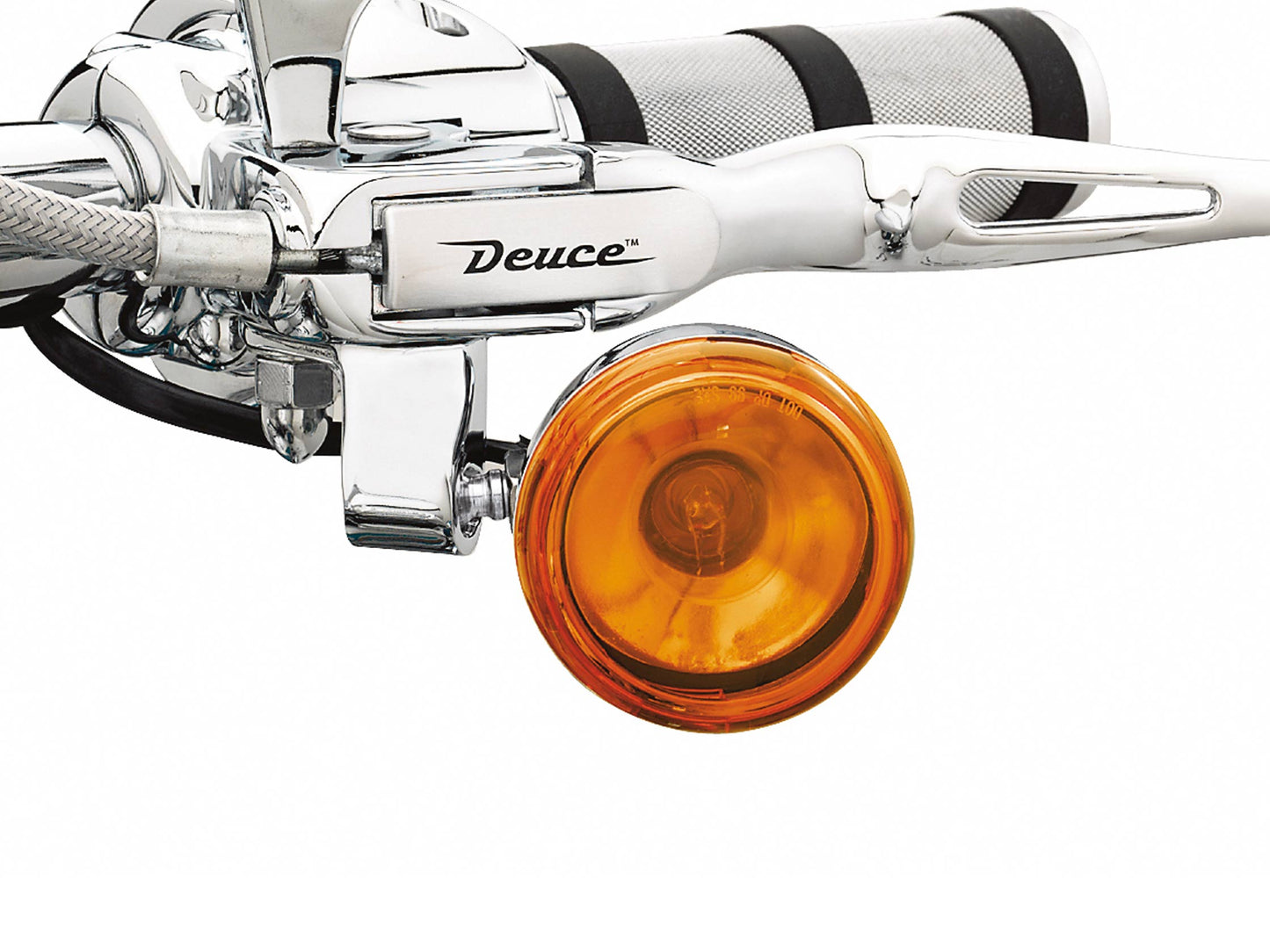 68266-03 Harley Davidson "Front Direction Turn Signal Mounts in Chrome"