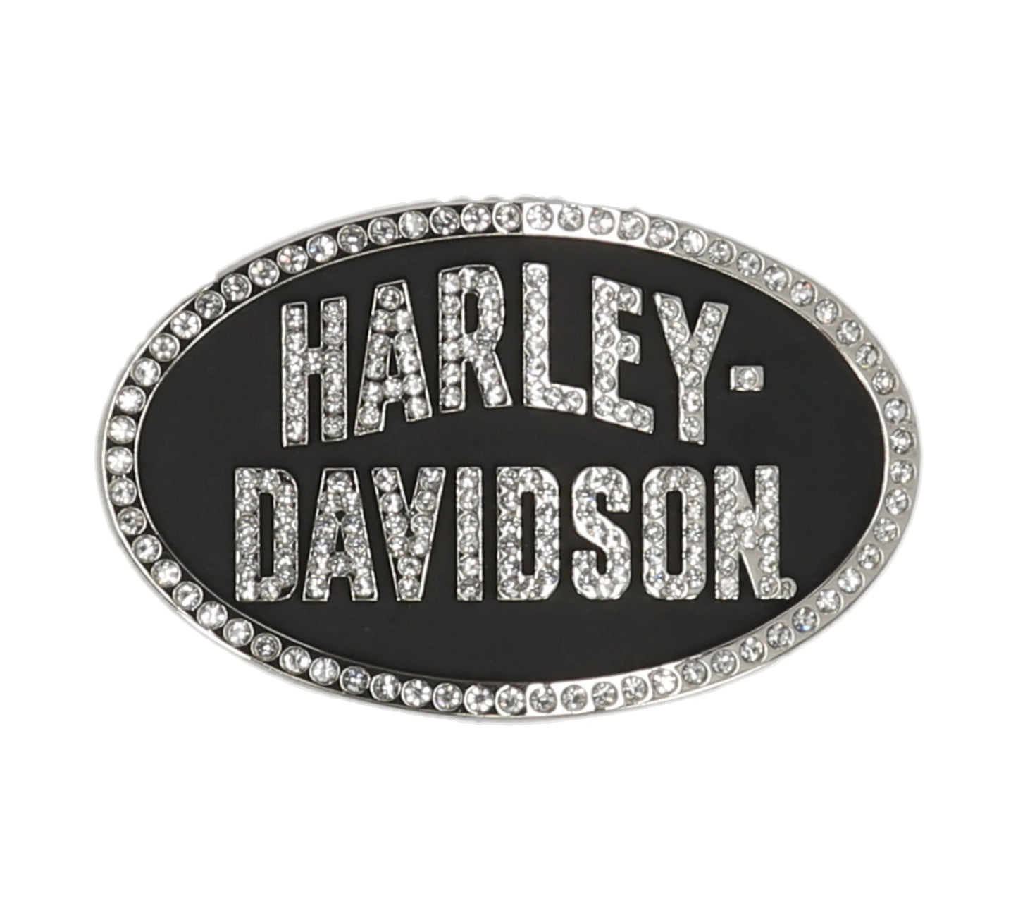 Harley-Davidson® Womens Oval Embellished Belt Buckle