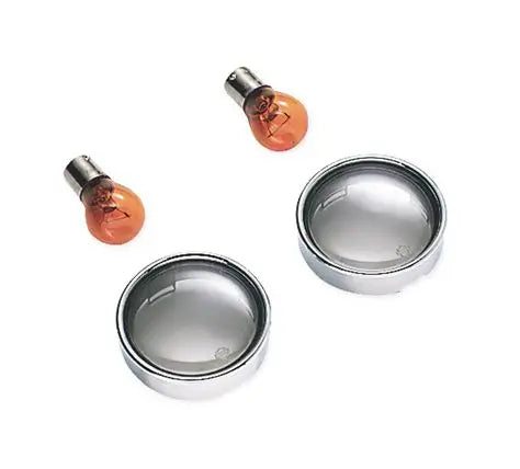 69753-04 Harley-Davidson® "Rear Turn Signal Trim Ring Kit- Chrome"