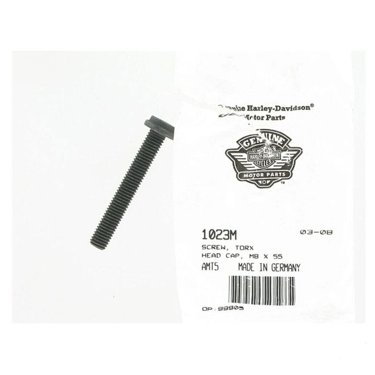1023M Harley-Davidson® "Screw, Torx Head Cap, M8 X 55"