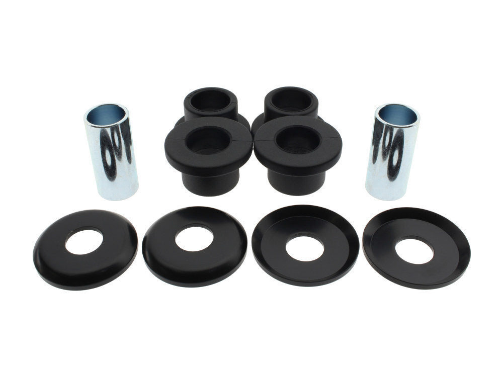 AN-520-101 Heavy Duty Polyurethane Handlebar Damper Kit Black for Softail 18-Up