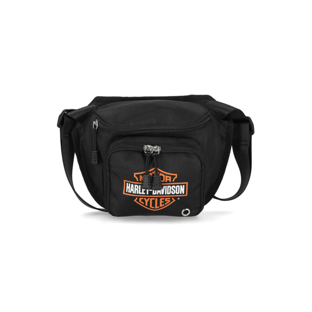 Harley-Davidson Deluxe Nylon Bumbag - Adjustable Waistband