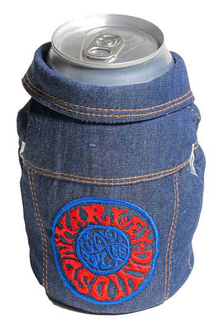 Harley-Davidson® 1970s Psychedelic Denim Can Cooler