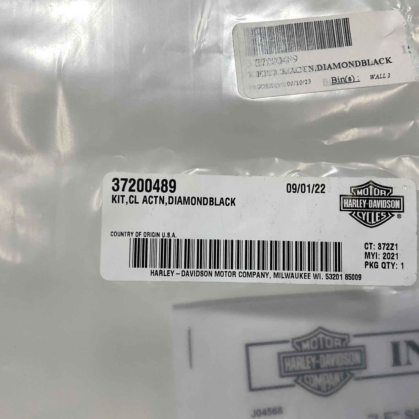 37200489 Harley-Davidson® "2007-2017 Twin Cam 6 speed, Clutch Cable Diamond Black 78.6"
