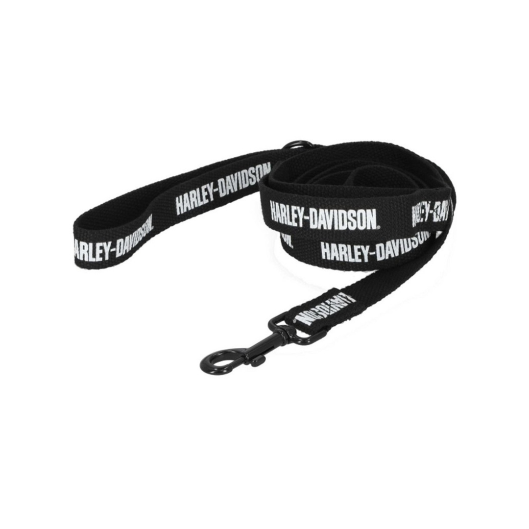 Harley-Davidson® Text Pet Leash | Black