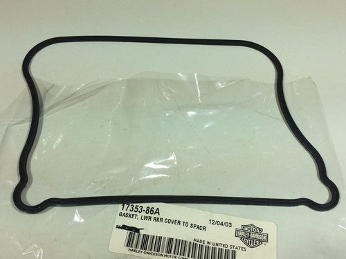 17353-86A Harley-Davidson® "Gasket, Lower Rocker Cover To Spacer, Sportster 86-90"