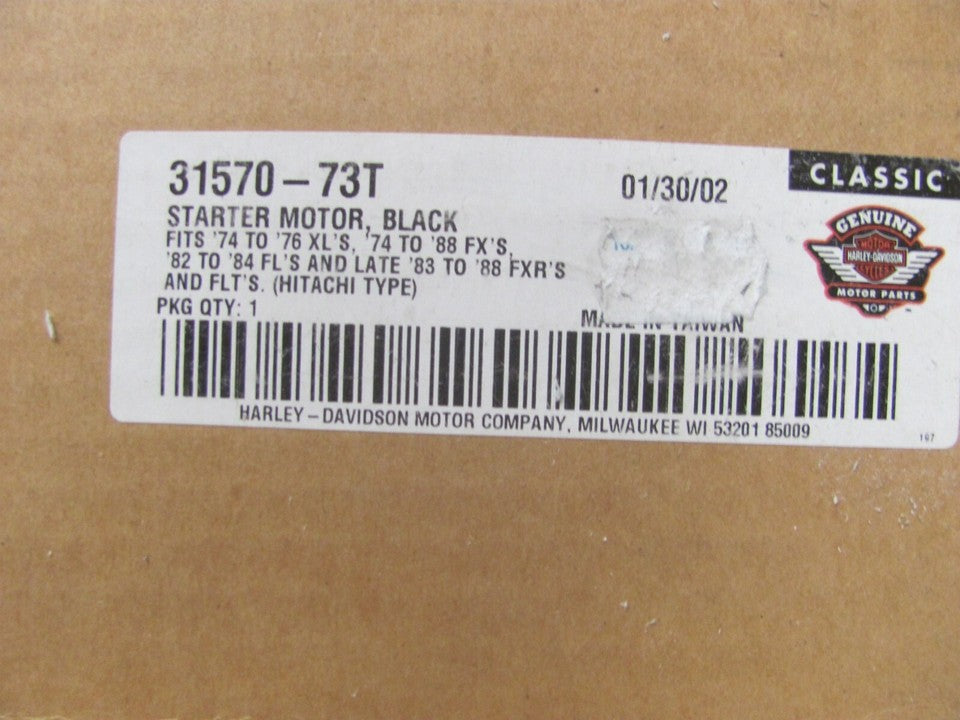31570-73T Harley-Davidson® "Starter Motor, Softail/Dyna/Sportster"