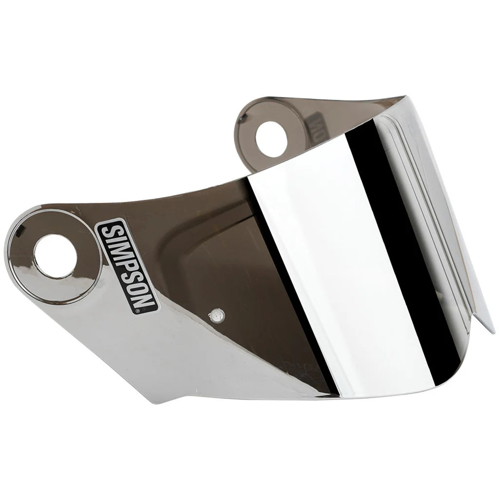 Simpson Mod Bandit Silver Mirror Visor