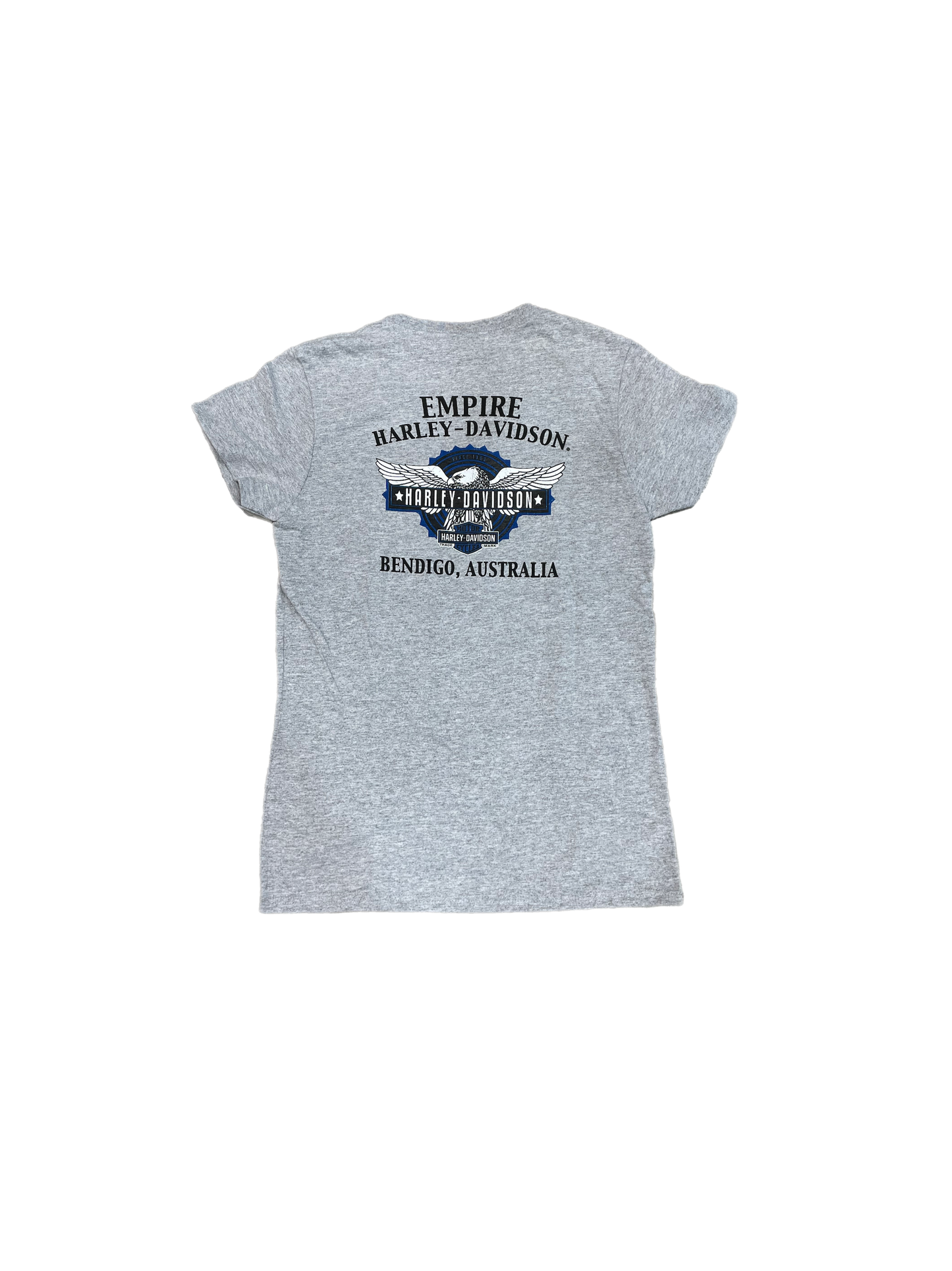 Empire Ladies Blue Bar & Shield Dealer Tee