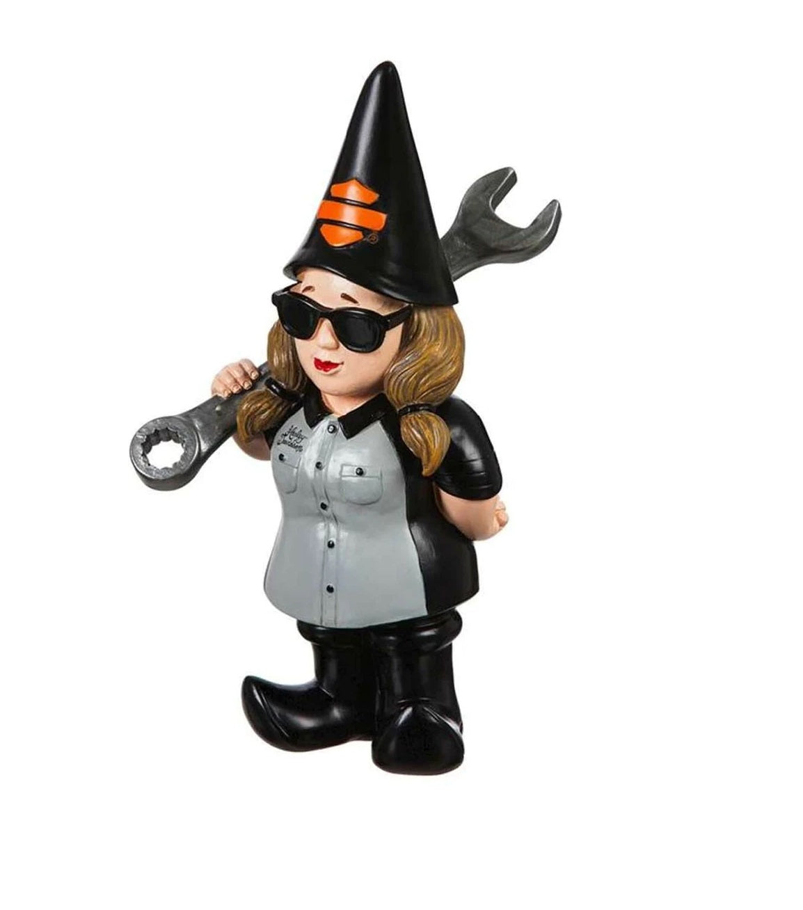 Harley-Davidson® Garden Gnome Mechanic Female