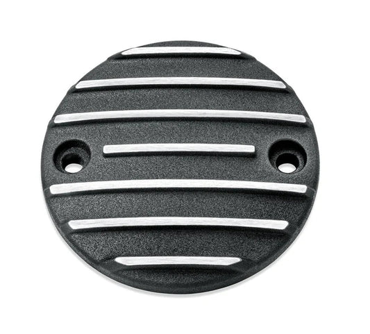 Harley-Davidson® "Timer Cover, Finned/Black" 99-17 Twin Cam (32677-01)