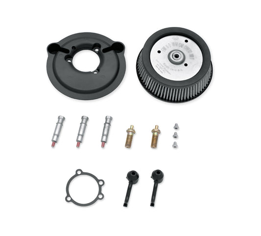 29000009A "Screamin' Eagle Round High-Flow Air Cleaner - Sportster - Black"