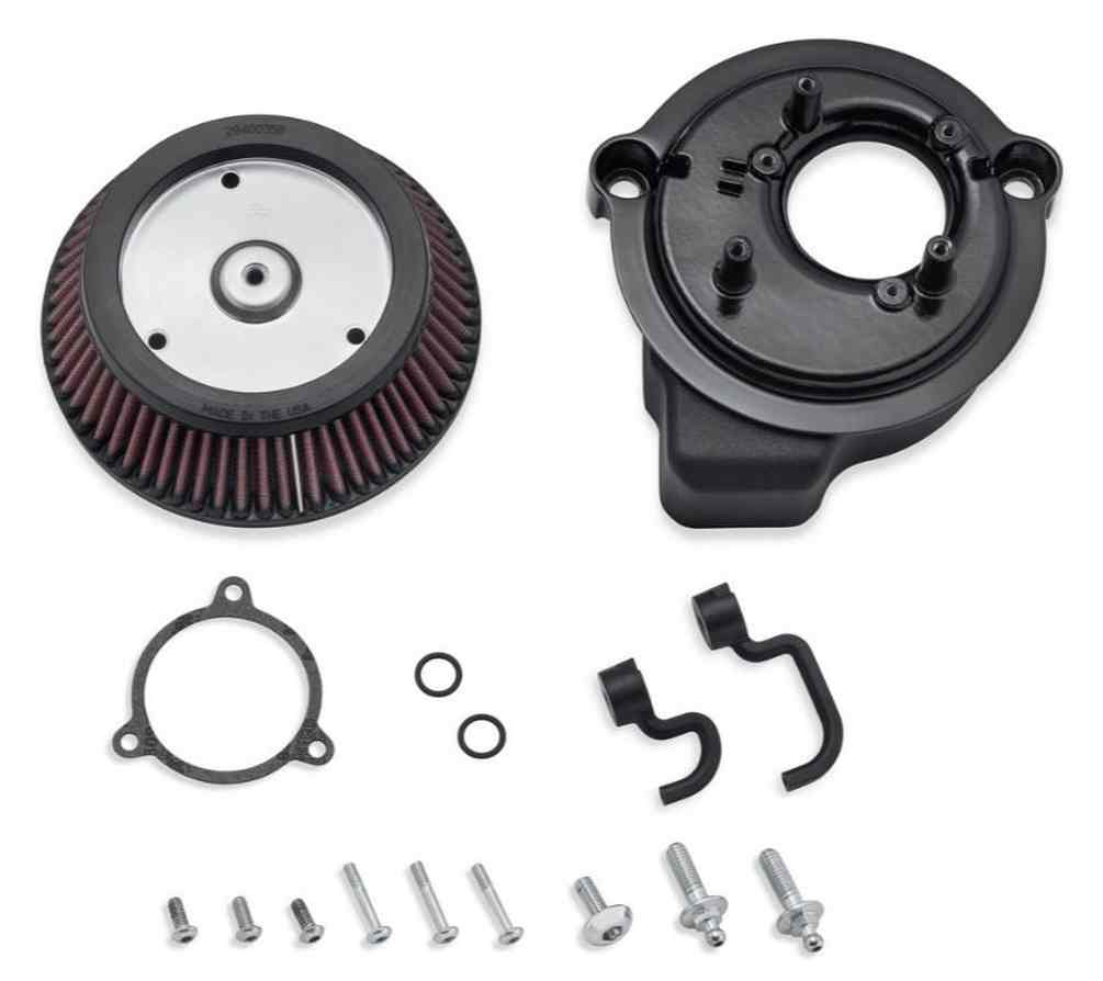 29400355 "Screamin’ Eagle Round High-Flow Air Cleaner - Center Bolt"