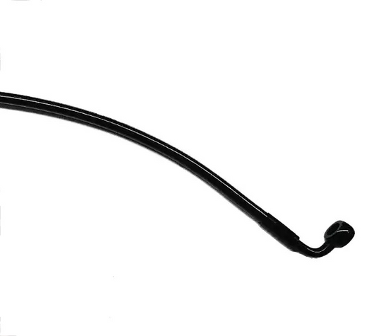 41800457 Harley-Davidson® "Softail/Dyna/Sportster Upper Brake Line Diamond Black 90° front 22.5"