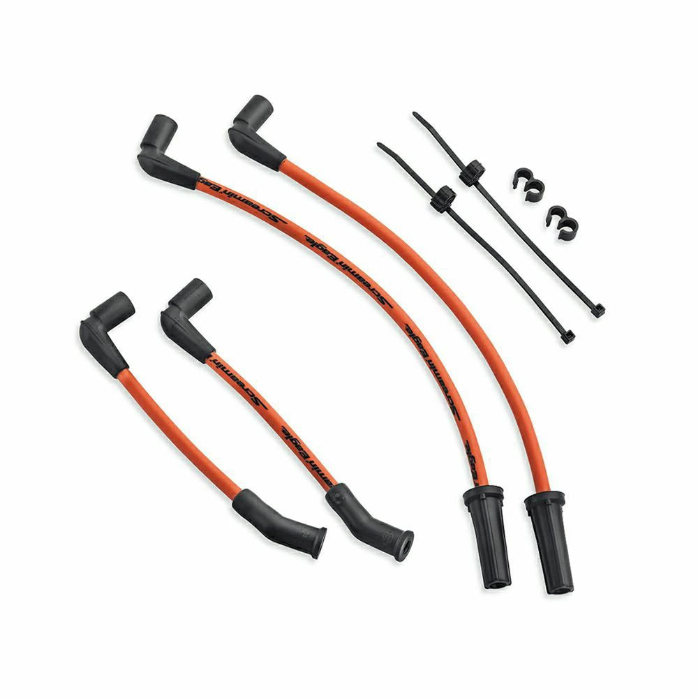 31600113A Harley-Davidson® "Screamin’ Eagle 10mm Phat Spark Plug Wires – Orange"