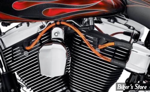 31944-99C Harley-Davidson® "Screamin’ Eagle Orange 10mm Phat Spark Plug Wires"