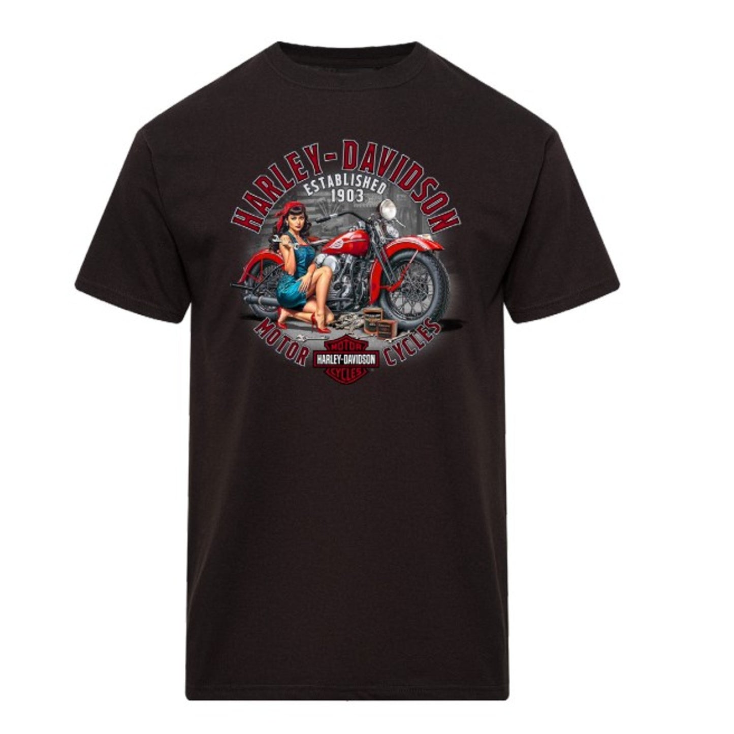 Gasoline Alley Harley-Davidson® Dealer Tee - Rosie