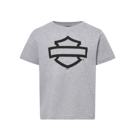 Gasoline Alley Harley-Davidson® kids' Dealer Tee - B&S Outline Grey