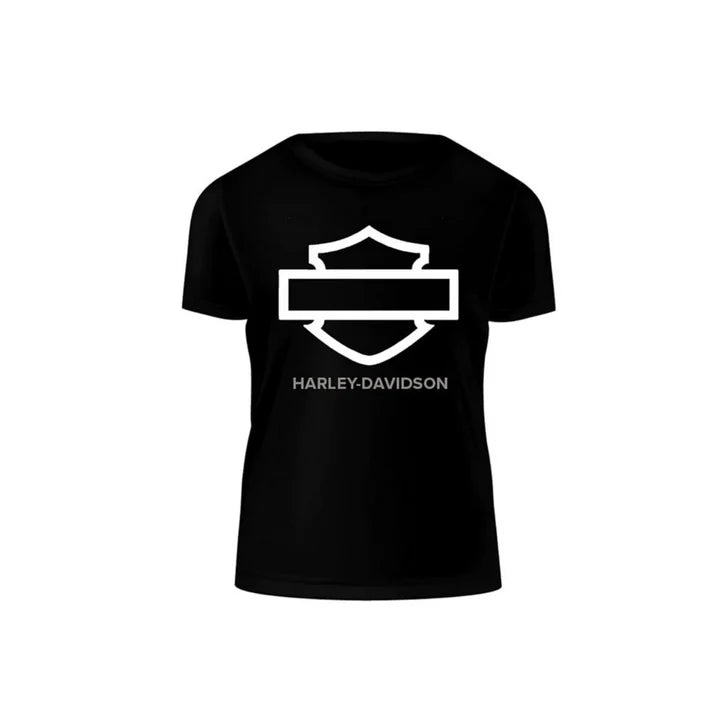 Gasoline Alley Harley-Davidson® Dealer Tee - White B&S Outline
