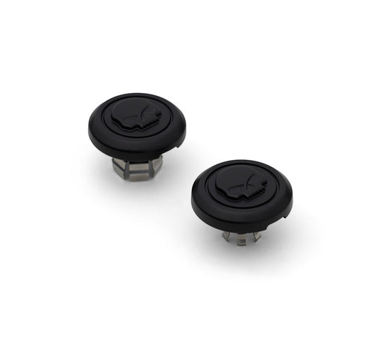 43000317 - Harley-Davidson® Willie G Skull Front Axle Nut Covers