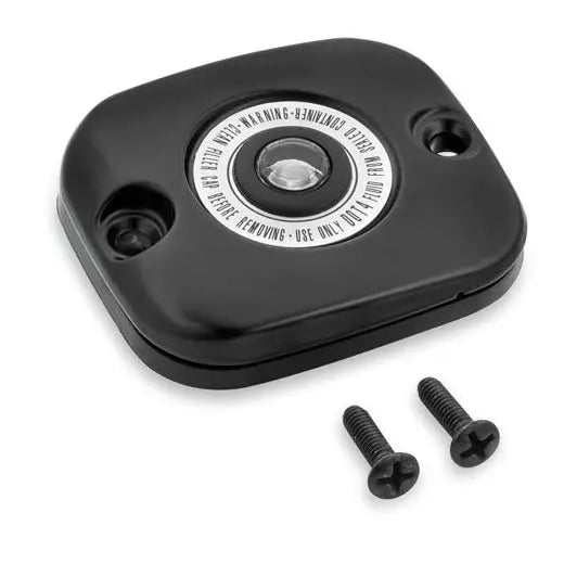 46423-05C Harley-Davidson® "Front Brake Master Cylinder Cover Black-Dot 4"