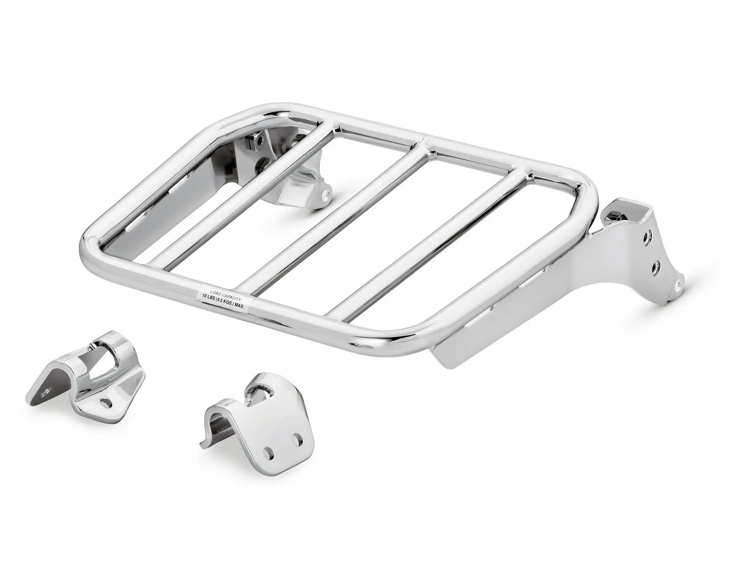 50300124A Harley-Davidson® "Sport Luggage Rack for Hold Fast Sissy Bar Uprights Chrome"