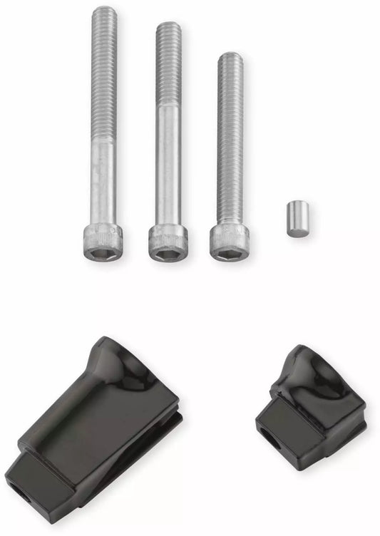 50501117 Harley-Davidson® "Passenger Footboard Support Brackets - Black"