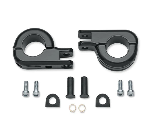 54234-10A Harley-Davidson Engine Guard Footpeg Mount Kit, Black