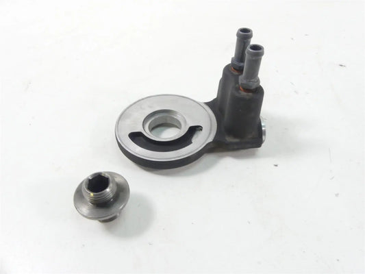 63059-09A Harley-Davidson® "Twin Cam Oil Cooler Filter Adapter Mount Plate"