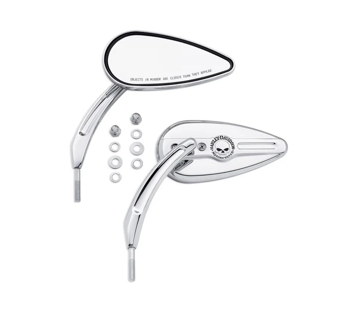 Harley-Davidson® Willie G Skull Teardrop Mirrors