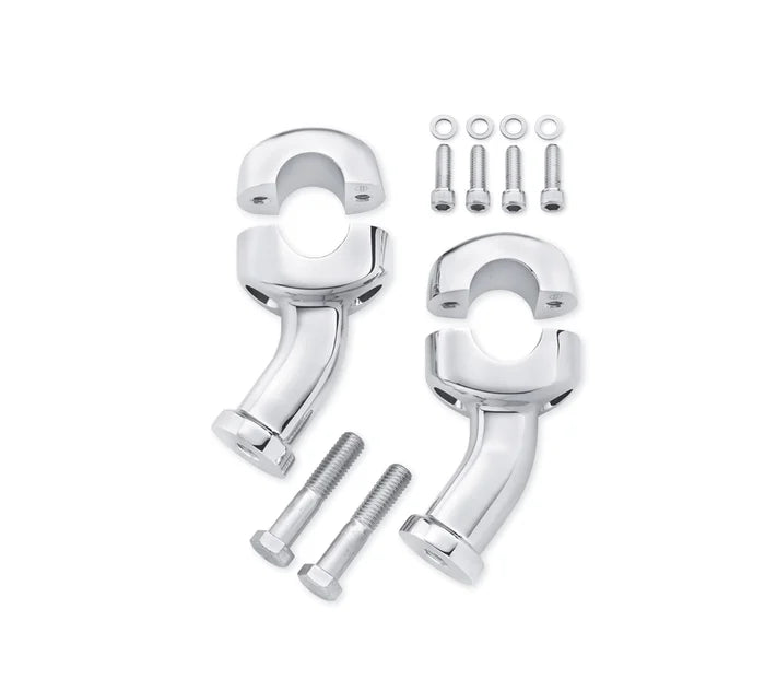 56269-09 Harley-Davidson® Curved Pull Back Fat Riser