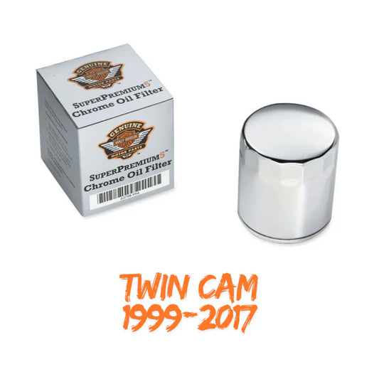 63798-99B Harley-Davidson® "Superpremium5 Chrome Oil Filter"