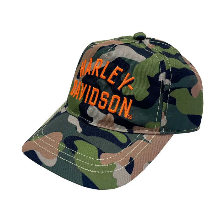 Harley-Davidson® Boys' Camo Print Toddler Adjustable Twill Baseball Cap