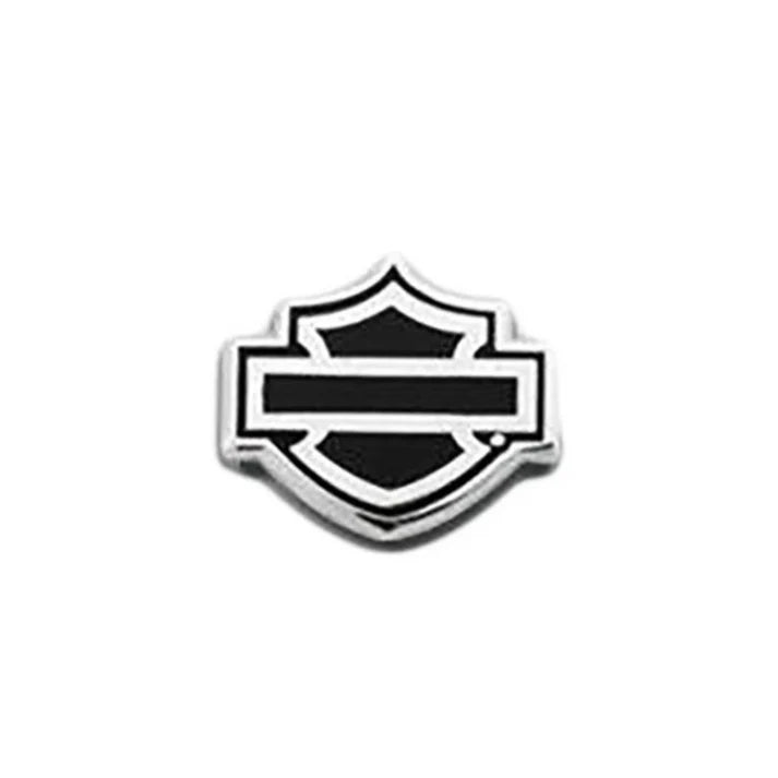 Harley-Davidson® Mini 1/2 inch Bar & Shield Pin  Nickel Plated