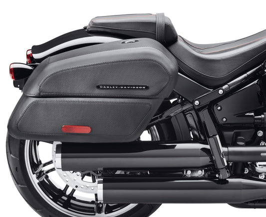 Harley-Davidson® 90201513A "Detachables Locking Saddlebags - Black"