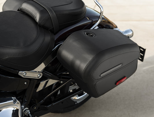 Harley-Davidson® 90201513A "Detachables Locking Saddlebags - Black"