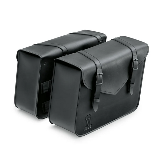 90201770 - Harley-Davidson® Black Standard Line Large Throw-Over Saddlebags